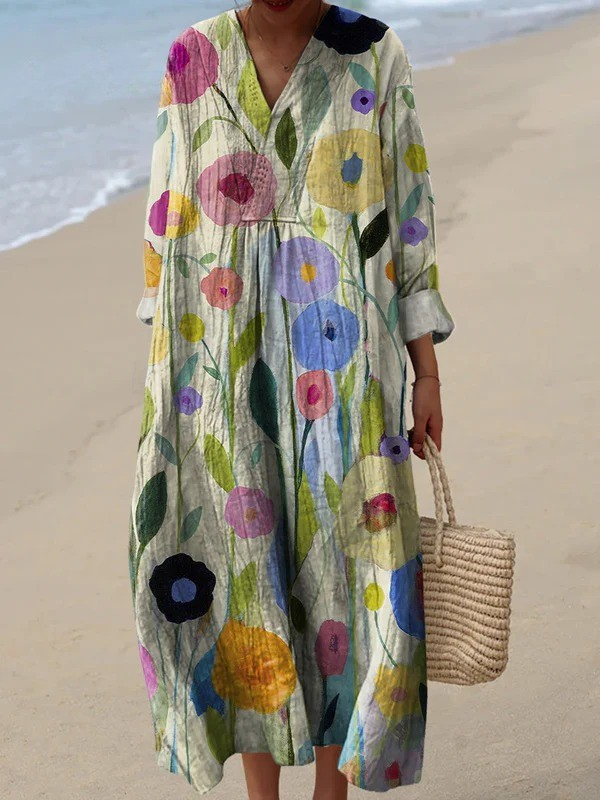 Elara | Vestido Estampado de Verano