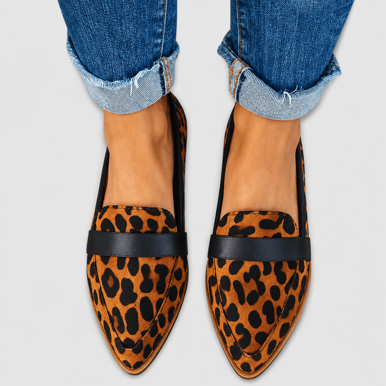 Elena | Mocasines ortopédicas de ante suave