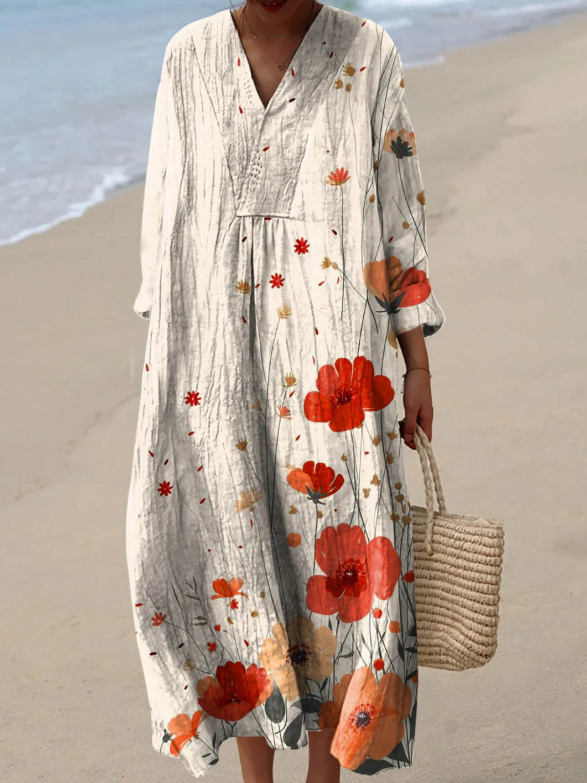 Elena | Vestido Estampado de Verano