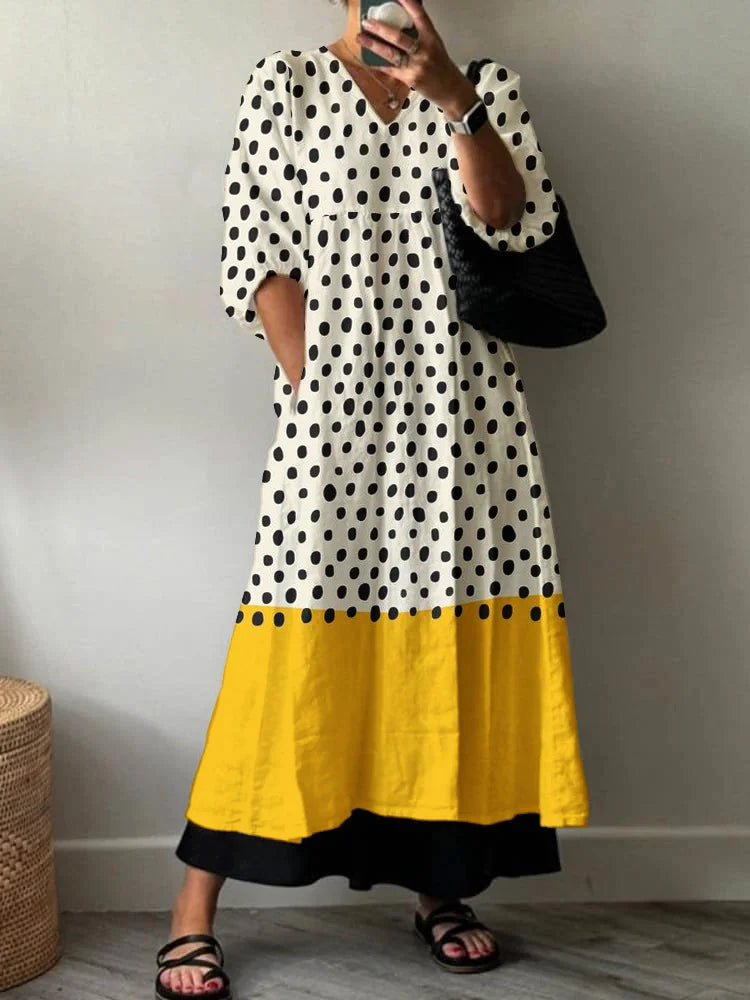 Ana | Vestido elegante estampado
