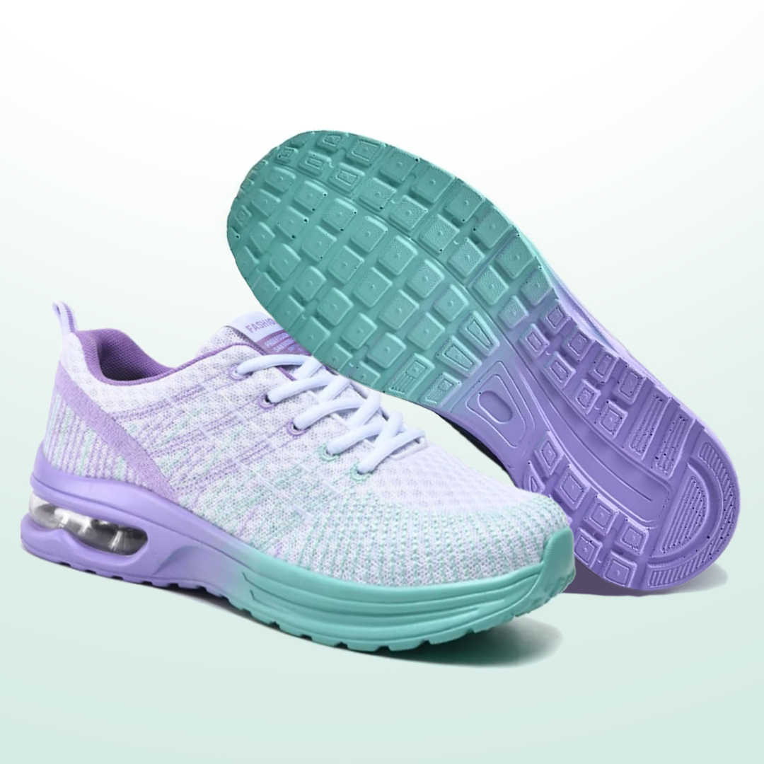 Valeria | Zapatos ortopédicos Violeta turquesa