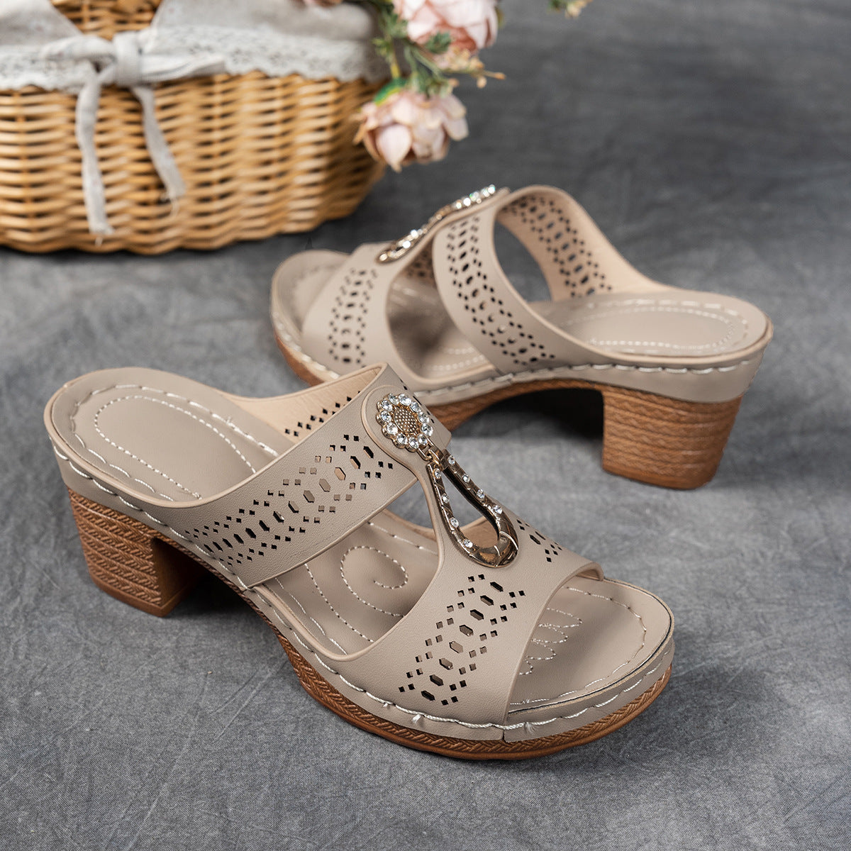 Linda | Sandalias de Tacón Alto Ortopédicas