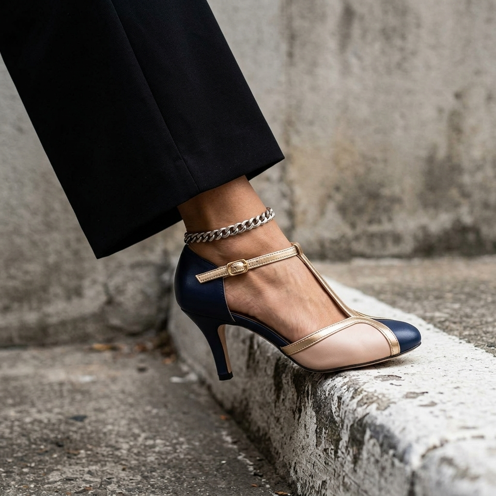 Susana | Tacones con Tira en T Todo el Día
