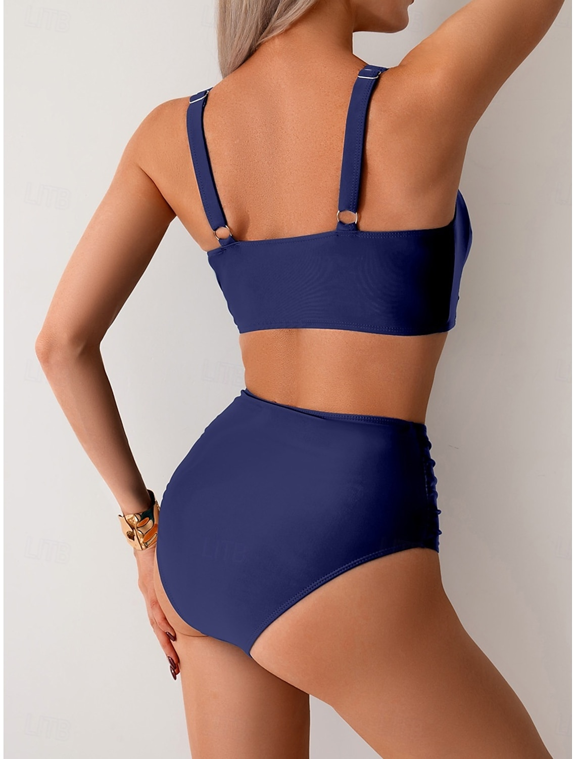 NICOLE | Bikini con tejido fruncido