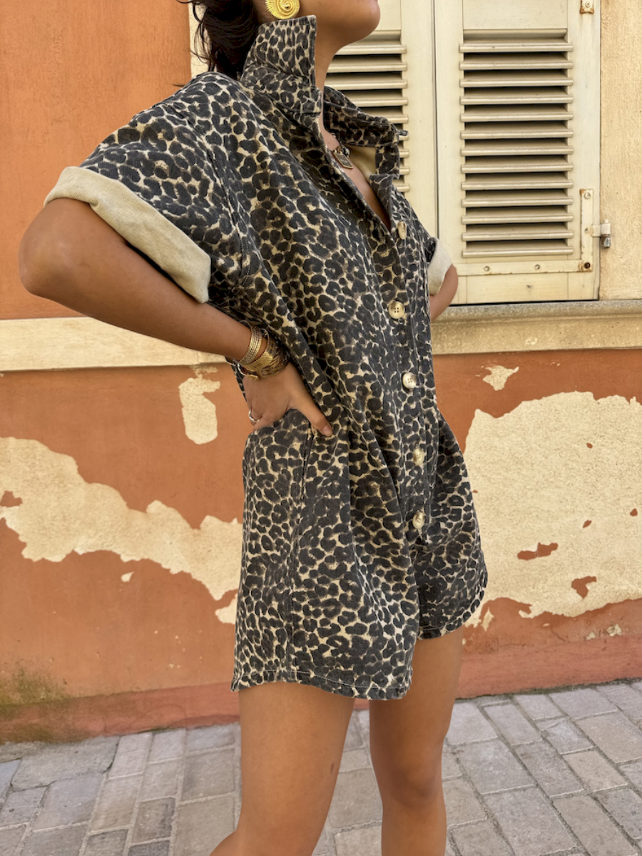 NAIARA | Mono estampado de leopardo