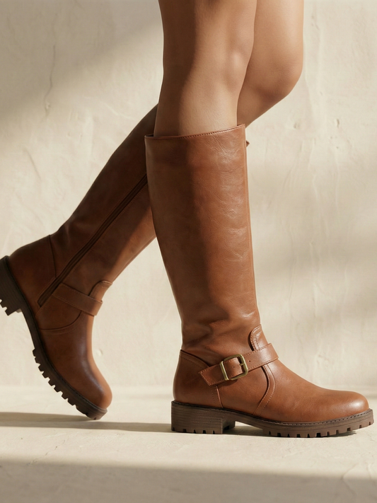 ROSAVIE | Botas de cuero de temporada