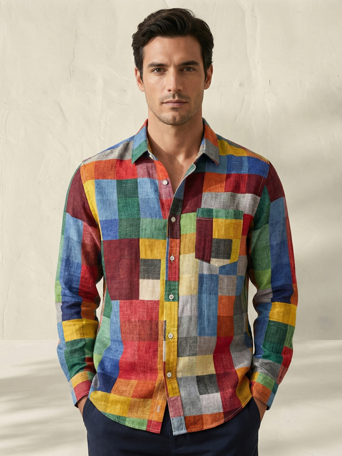 JOEL | Camisa de manga larga estampada