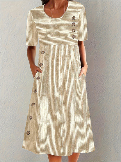 Bella | Vestido de Verano a Rayas