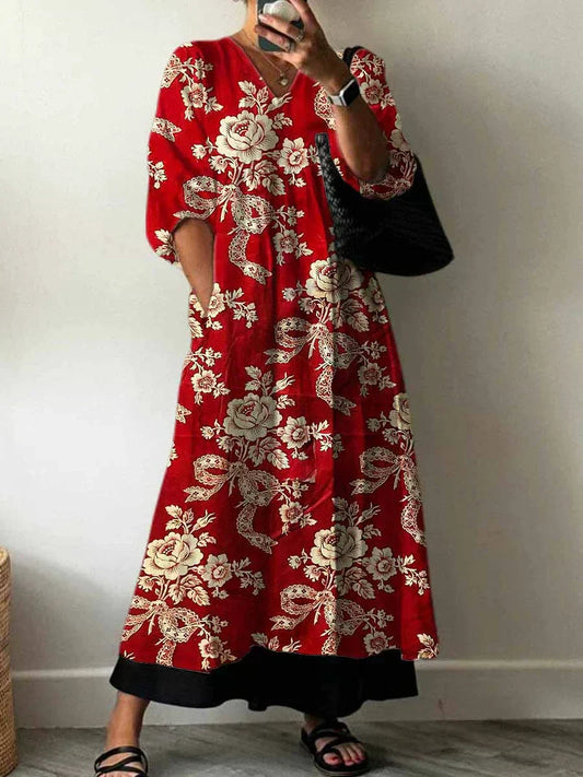 Julia | Vestido elegante estampado