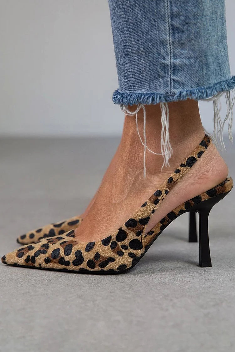 Margarita | Tacones D'Orsay Leopardo