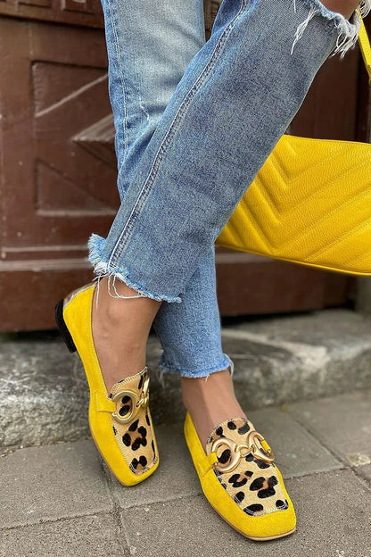 STELLE | Mocasines con estampado animal