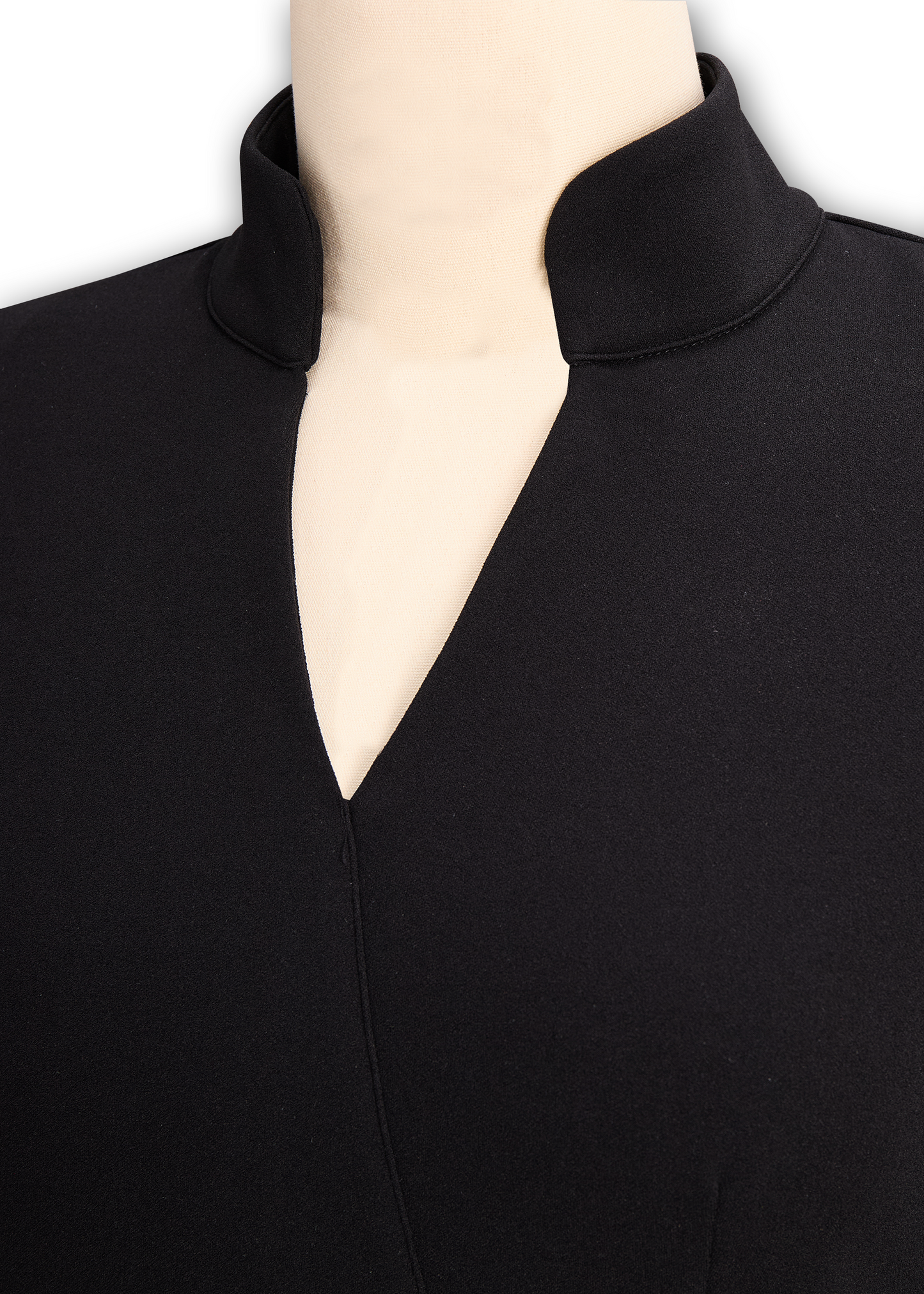 DALIA | Elegante vestido con cuello mao y cinturón