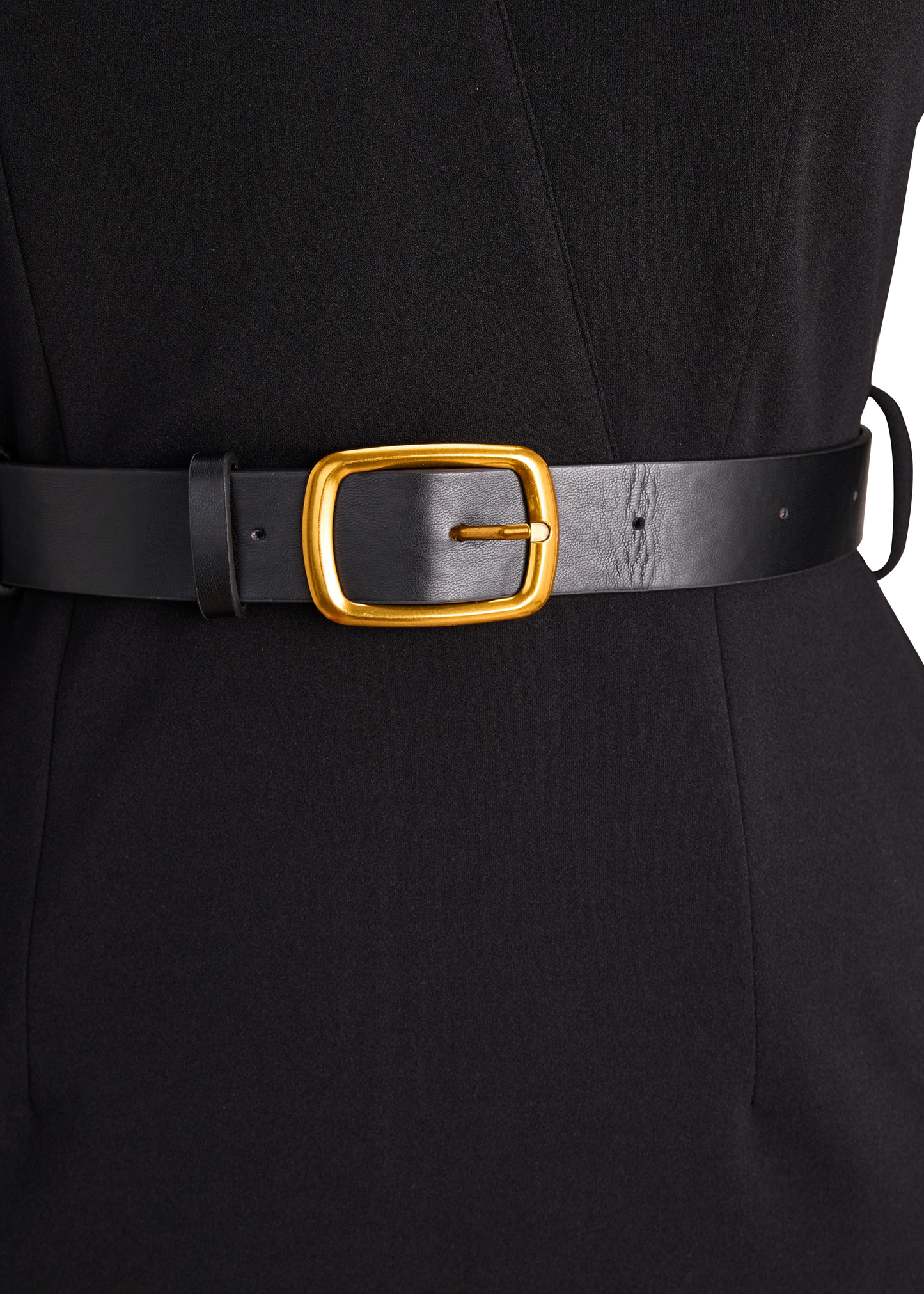 DALIA | Elegante vestido con cuello mao y cinturón