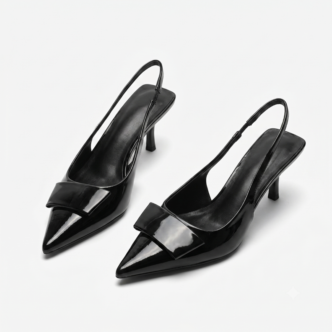 Ana | Tacones Kitten Slingback de Oficina