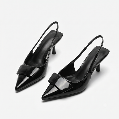 Ana | Tacones Kitten Slingback de Oficina