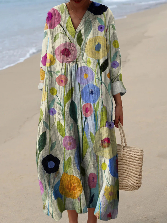 Elara | Vestido Estampado de Verano