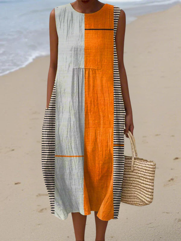 Maya | Vestido Midi Multicolor
