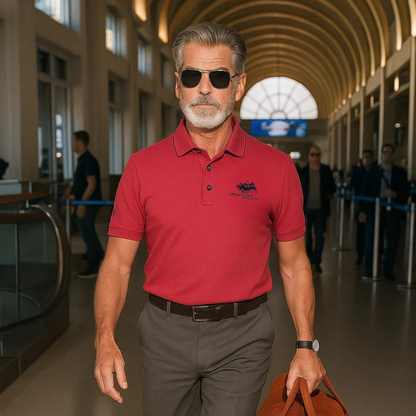 JOSEPH | Polo clásico de algodón con bordado exclusivo