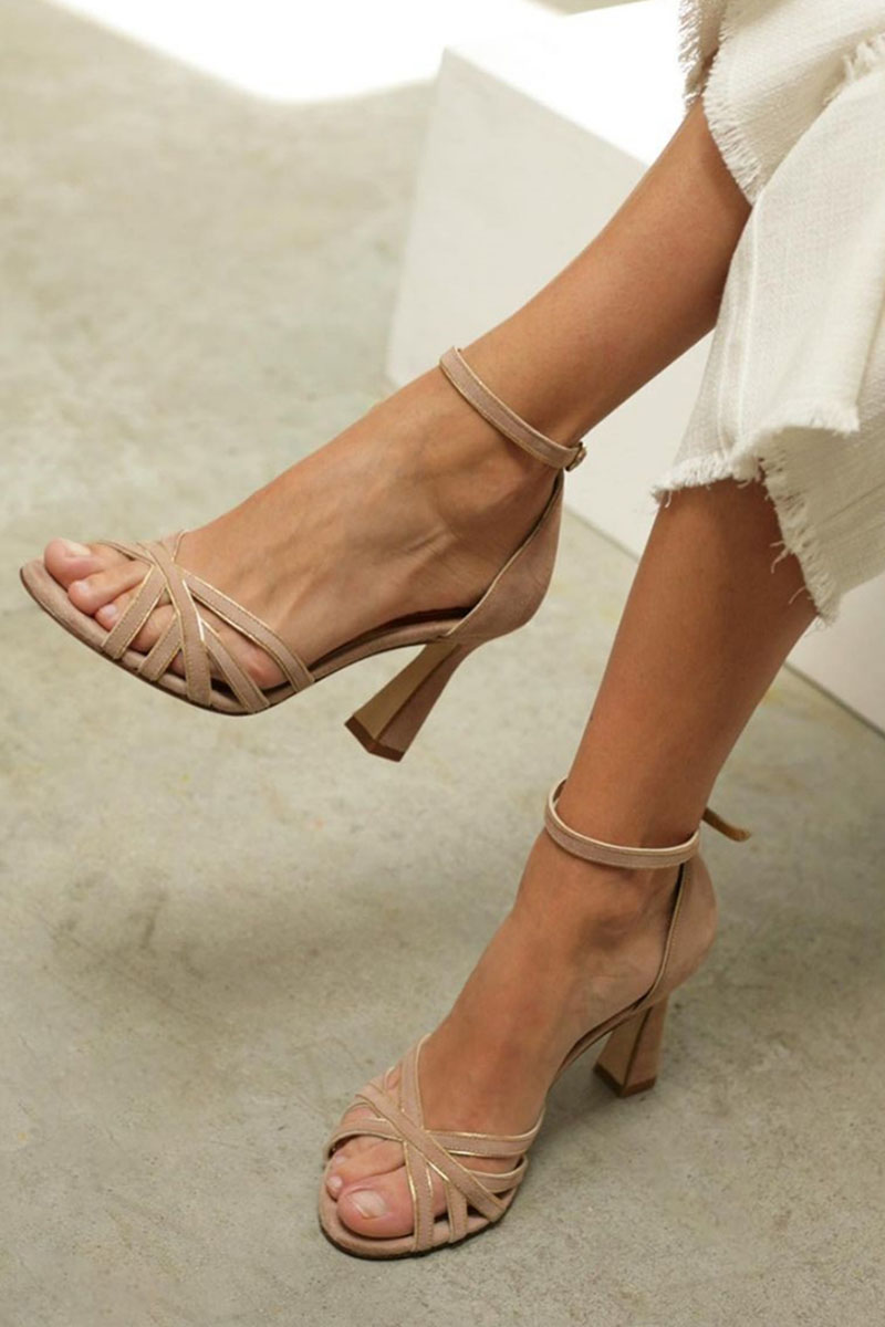 Janet | Tacones Punta Fina Patchwork