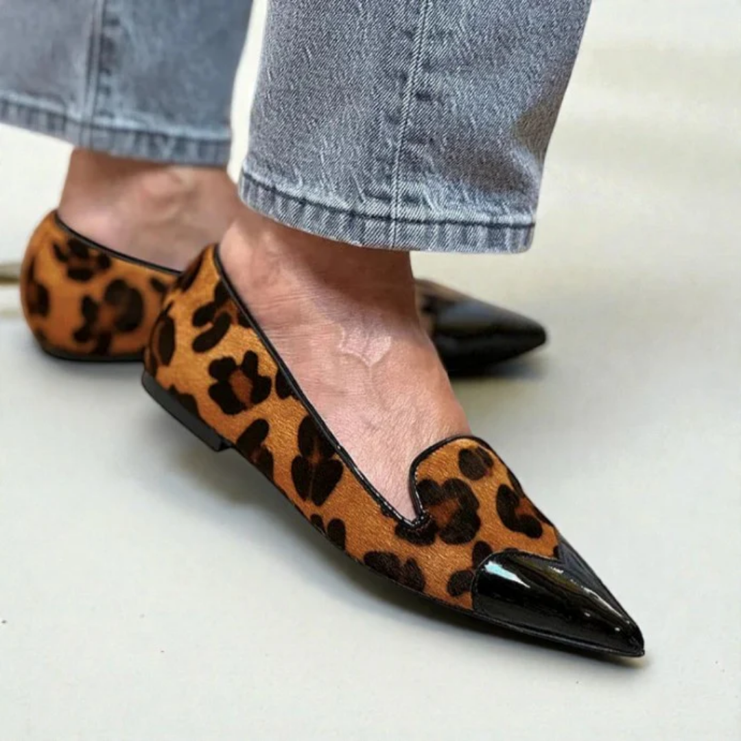 Bailarinas refinadas de estampado animal