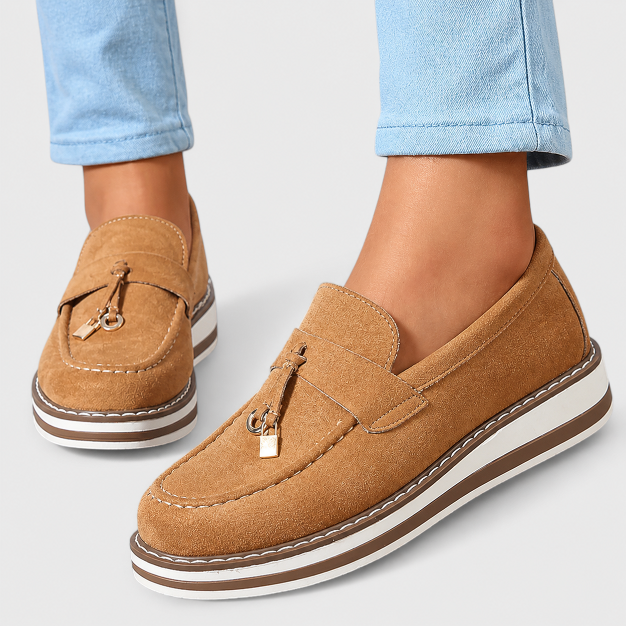 Halo | Mocasines casual redondos