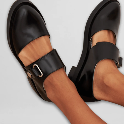ANGELINA | Zapatos Mary Jane de piel con hebilla
