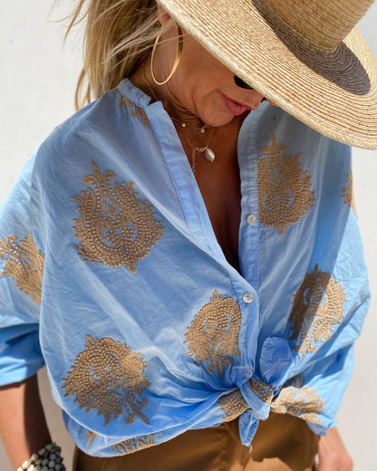 IBIZA | Blusa estampada ibicenca