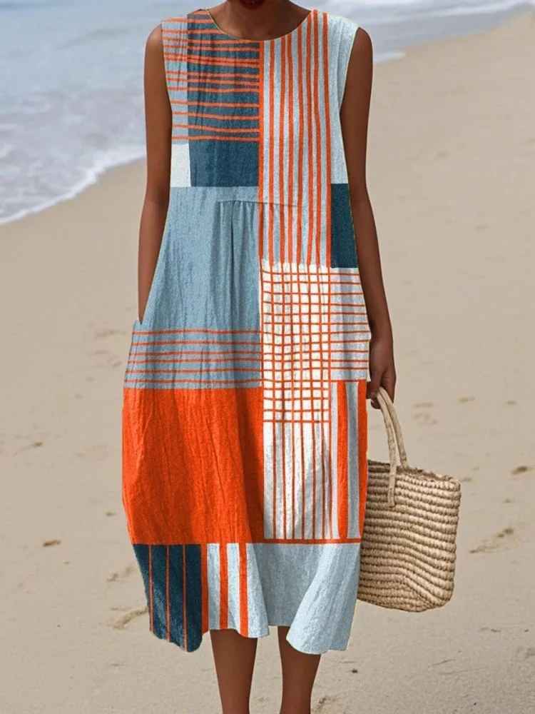Vestido estampado brisa de verano