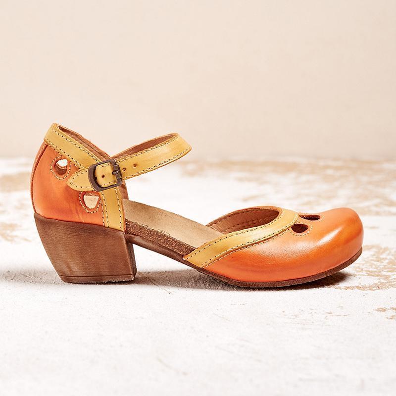 Laia | Sandalias ortopédicas con tacón bajo