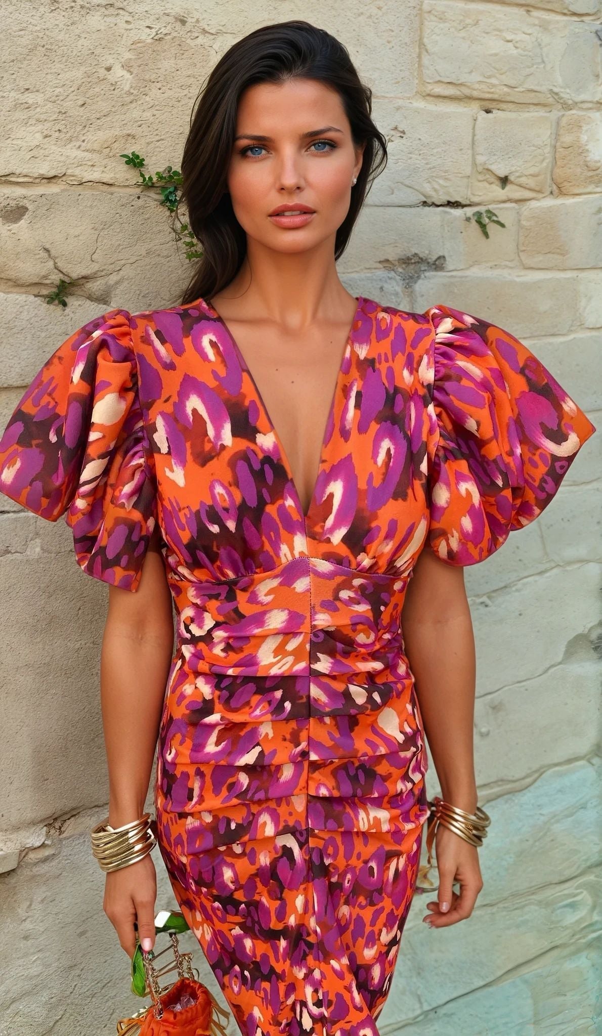 TORÁ | Vestido estampado de diseño