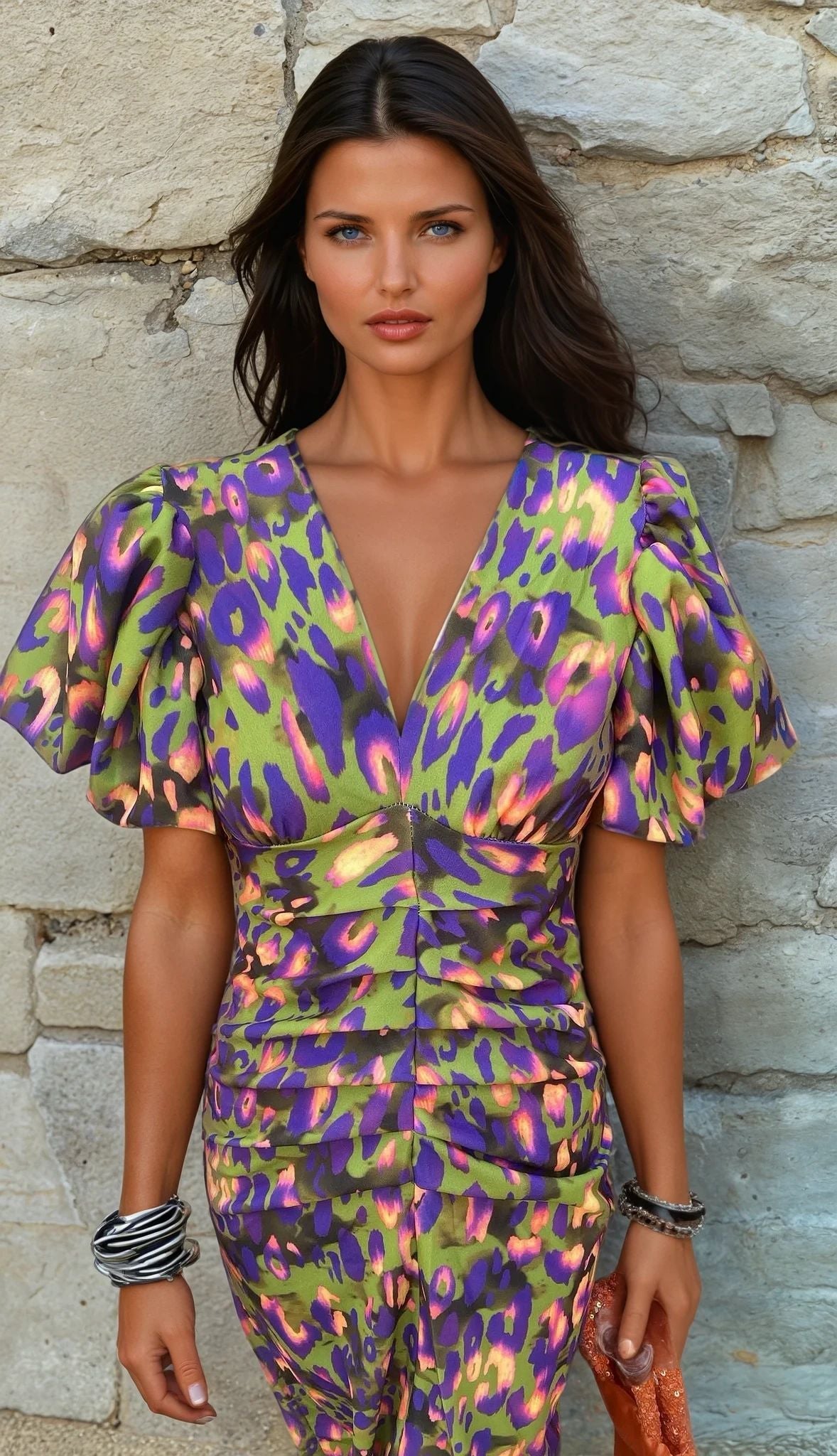 TORÁ | Vestido estampado de diseño