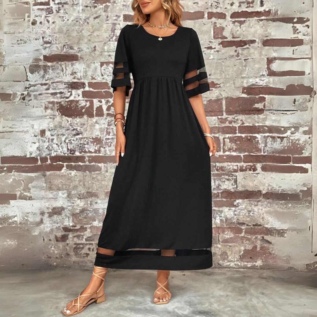 Berta | Vestido Midi Favorecedor que Disimula la Barriga