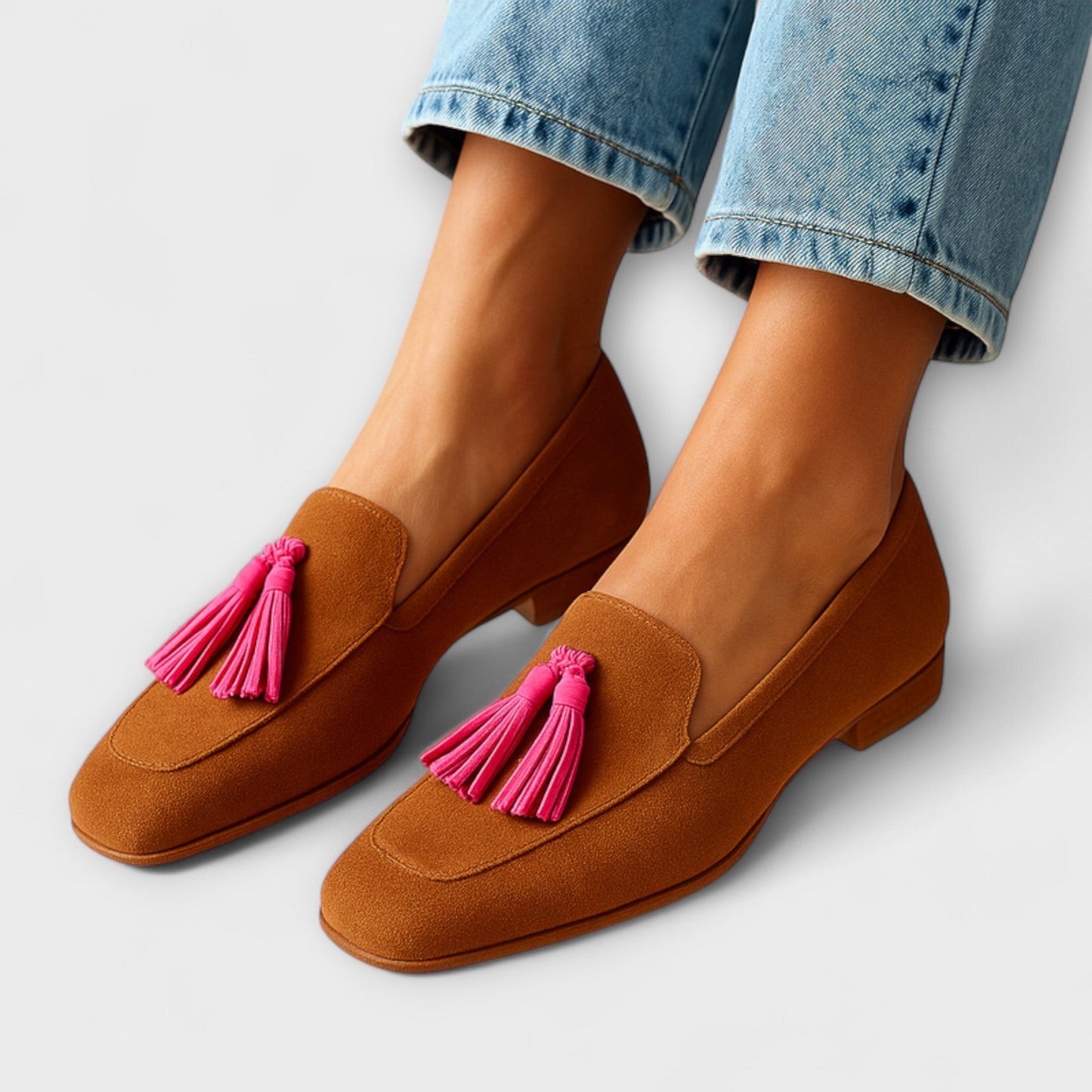 Aurora | Mocasines elegantes con tacón pequeño