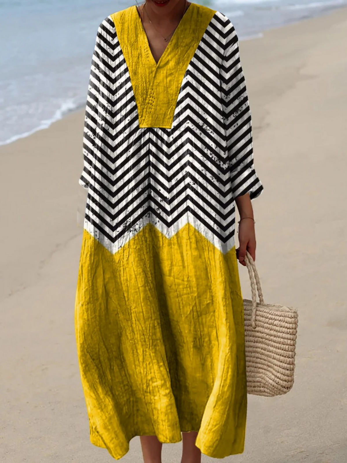 Zara | Vestido Estampado de Verano
