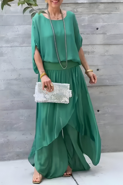 VEGA  | Conjunto fluido de chifón