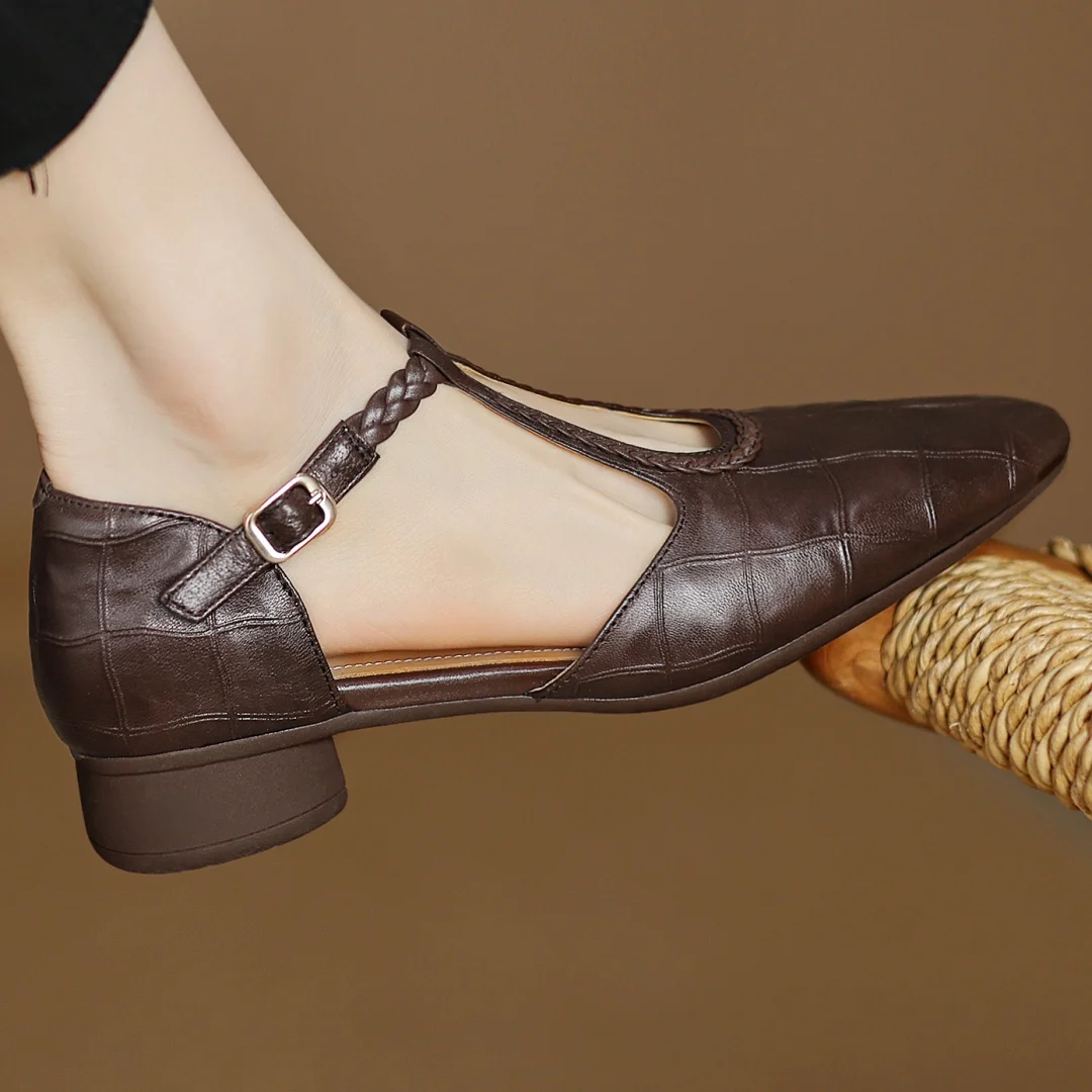 Clara | Zapatos Mary Jane ortopédicos de piel