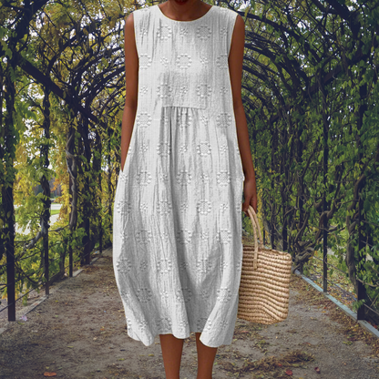 Kira | Elegante Vestido sin Mangas con Bolsillos