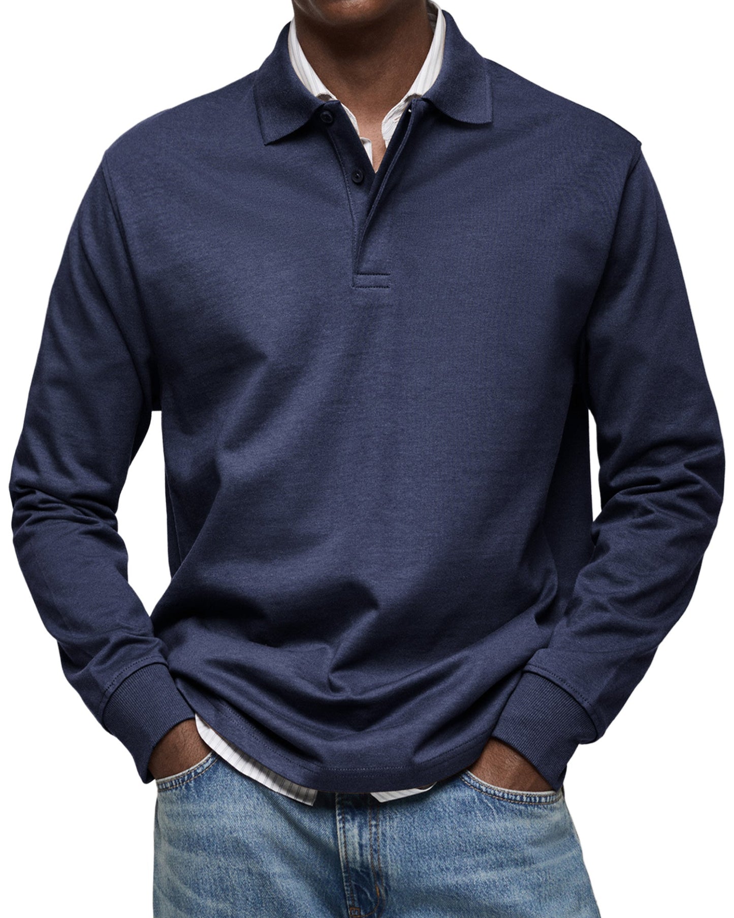 CARLO | Polo de manga larga lujoso
