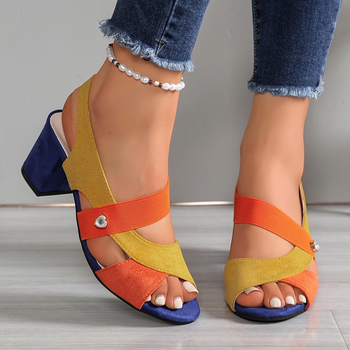 Lucía | Tacones Bloque Cómodos Ortopédicos