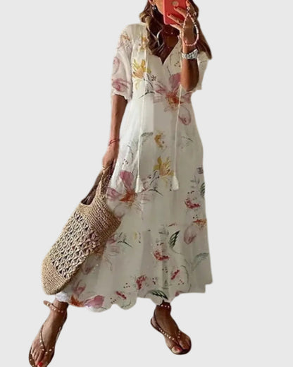 Sofía | Vestido Maxi Boho Vintage de Verano