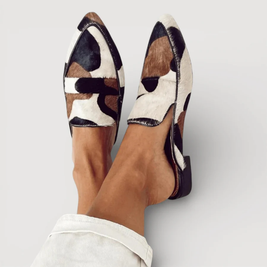 Mocasines con estampado abstracto