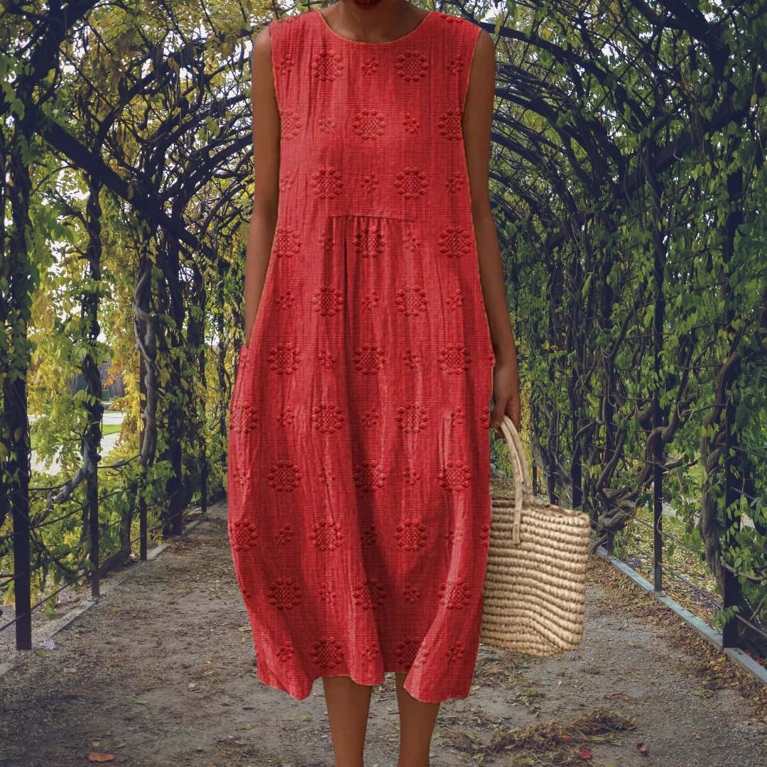Kira | Elegante Vestido sin Mangas con Bolsillos