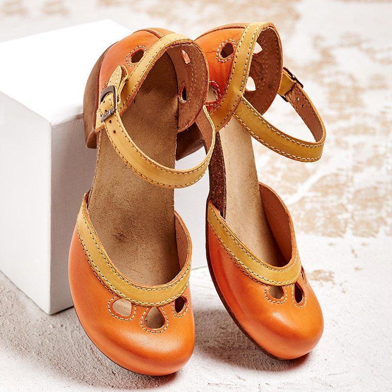 Laia | Sandalias ortopédicas con tacón bajo