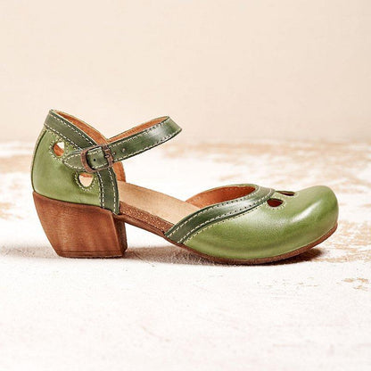 Laia | Sandalias ortopédicas con tacón bajo