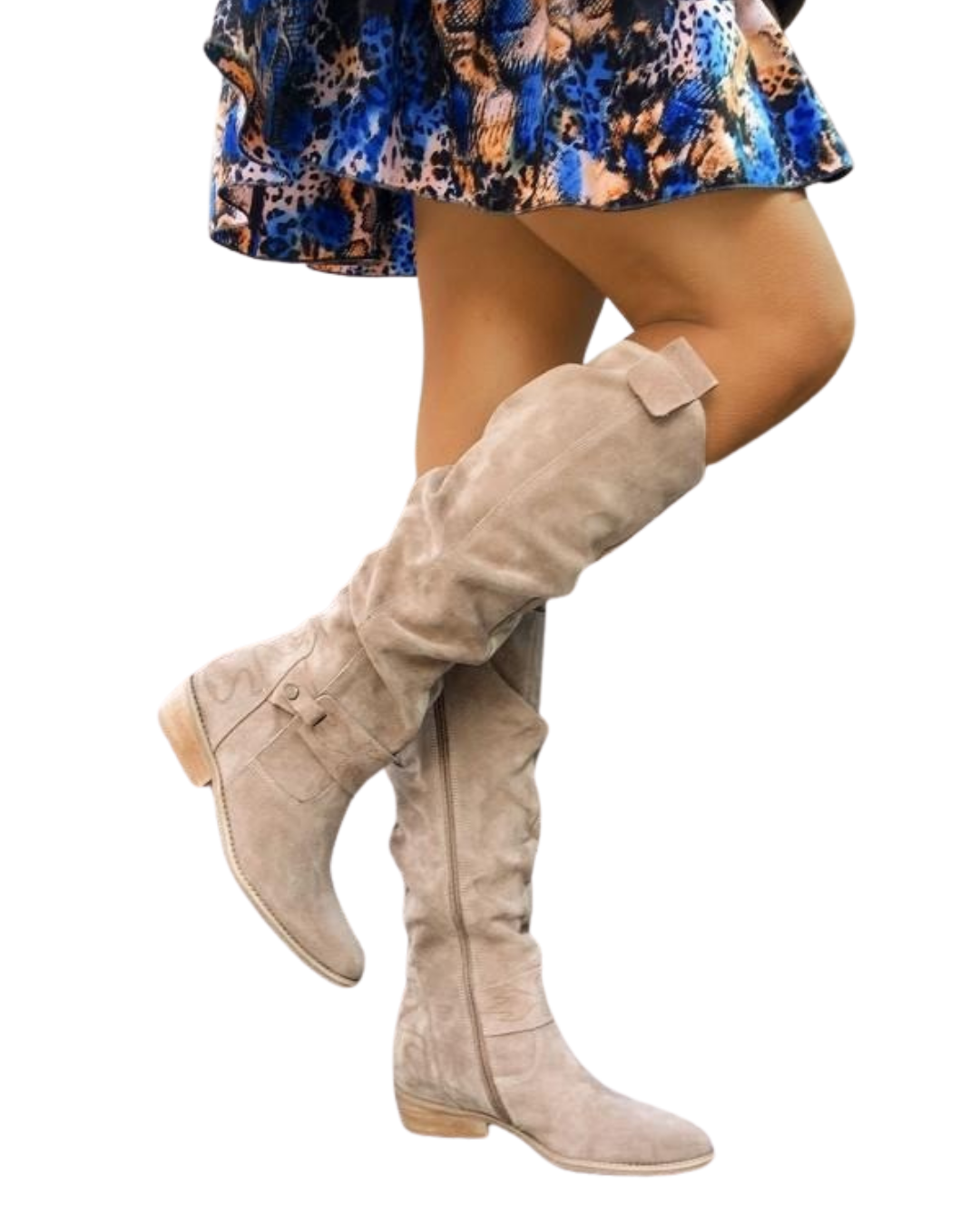 ZAVIRA | Botas de ante elegantes y cálidas para mujer