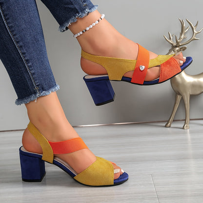 Lucía | Tacones Bloque Cómodos Ortopédicos