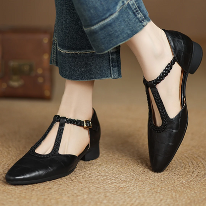 Clara | Zapatos Mary Jane ortopédicos de piel