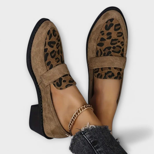 Aurora | Zapatos elegantes de mujer en estampado de leopardo