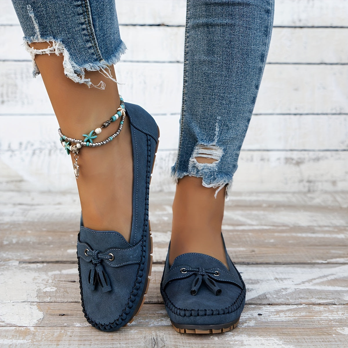 Nadine | Mocasines clásicos con detalle napa...