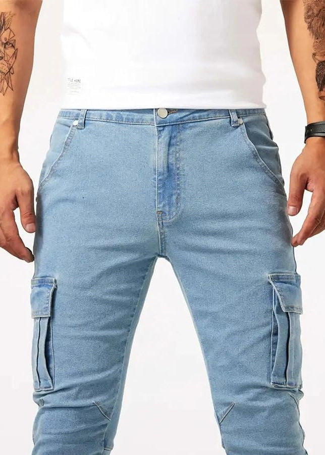 MARINO | Pantalón cargo strecht